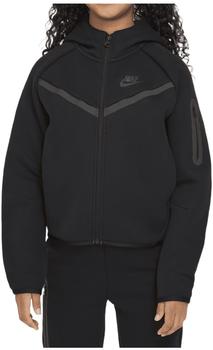 Nike Sportswear Tech Fleece Kapuzenjacke (ältere Kinder Mädchen) - Schwarz HV8695-010