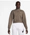 Nike Sportswear Phoenix Fleece Kurz-Sweatshirt mit Halbreißverschluss für Damen (DQ5767)