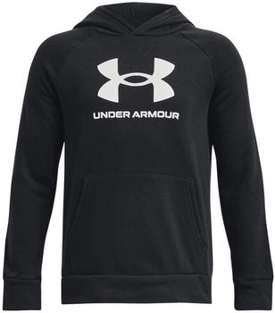 Under Armour Rival Fleece Big Logo Hoodie 001 schwarz wei&szlig;