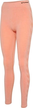 Hummel Seamless Mid Waist Tights canyon sunset melange 4409