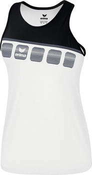 Erima 5-C Tanktop Damen white black dark grey