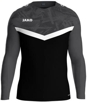 JAKO Kapuzenpullover Iconic schwarz anthrazit 8824