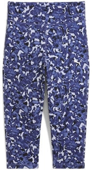 Puma Tad Essentials Print High-Waist 4-Leggings blau crystal