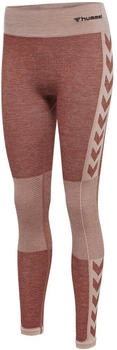 Hummel Hmlclea Seamless Mid Waist Tights Funktionshose weiss