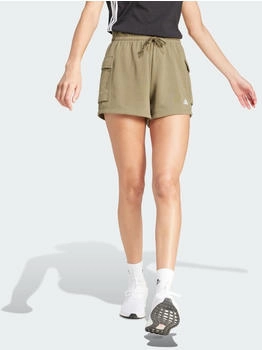 Adidas Small Logo French Terry Cargoshorts olive strata wei&szlig;