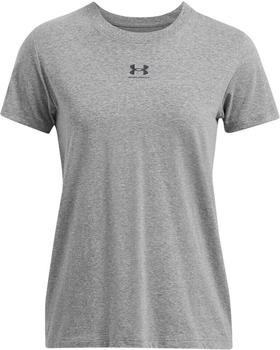 Under Armour Rival Core SS castlerock schwarz