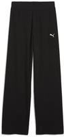 Puma Jogginghose Ess Elevated 685025 Schwarz Straight Fit Damen