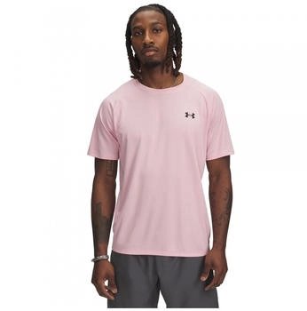 Under Armour Tech Textured SS (1382796) prime pink black