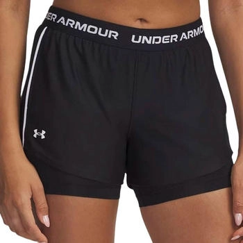 Under Armour Tech Play Up 2in1 Shorts (1389895) black/black/white