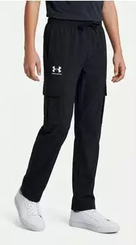 Under Armour Icon Woven Pant (1386702) schwarz wei&szlig;