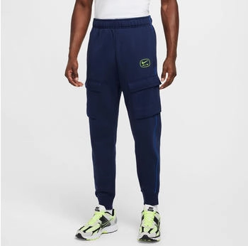 Nike NSW SW AIR CARGO PANT FLC BB Hose (HM0180) midnight navy volt