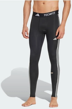 Adidas TECHFIT Compression Training 3-Streifen lange Leggings Black (IN5587)