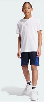 Adidas Training AEROREADY Heather Kids Shorts Legend Ink / Lucid Blue / Reflective Silver (IN1658)