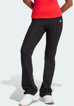 Adidas Essentials Small Logo Flared Leggings Black / White (JD9961)