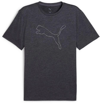 Puma Tad Essential Heather Large Cat Trainingsshirt galactic gray heather