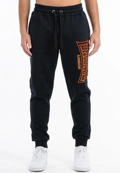 Lonsdale Jogginghose normale Passform schwarz oxblut gelb