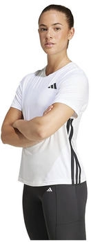 Adidas Essentials 3-Streifen Trainingsshirt Damen JH1393 wei&szlig; schwarz