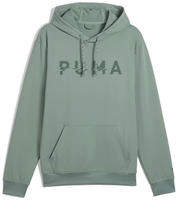 Puma 526678-30, PUMA Cloudspun Branded Hoodie Herren 30 - green moon XL