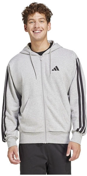 Adidas Stripes French Terry Reißverschlusspullover JE6338