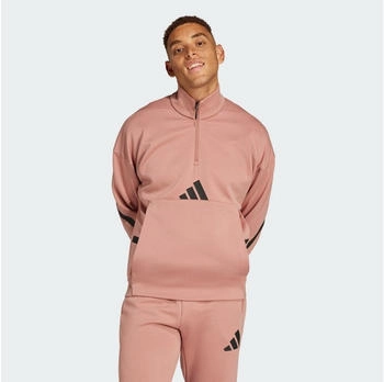 Adidas Z N E Quarter-Zip Sweatshirt warm clay