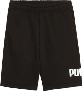 Puma Essentials No Logo French Terry Sweatshorts 01 schwarz