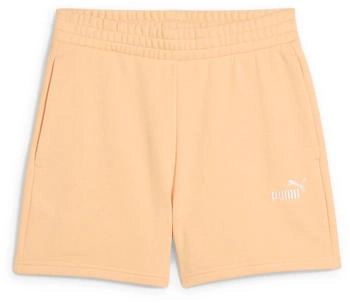 Puma ESS Small No. 1 Logo 5'' High-Waist Shorts Women (682441) almost apricot