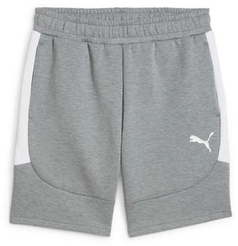 Puma Herren Short TeamEvostripe (659951) medium gray heather/puma silver/puma white
