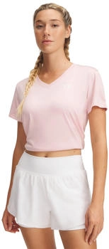 Under Armour Women's UA Tech Twist V-Neck Short Sleeve (1384227) prime pink
