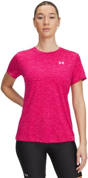 Under Armour Women's UA Tech Twist Short Sleeve (1384230) shaded fuchsia