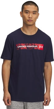Under Armour T-Shirt Camo Chest Stripe SS (1376830) midnight navy