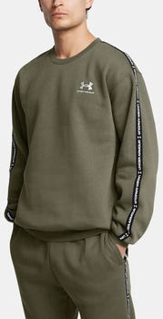 Under Armour Icon Fleece Taping Sweatshirt (1389357) marine od green/white