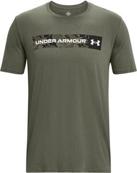 Under Armour T-Shirt Camo Chest Stripe SS (1376830) marine od green/black/white
