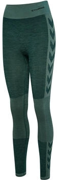 Hummel Hmlclea Seamless Mid Waist Tights (210511) green gables/garden topiary me