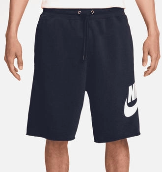 Nike Men's Short Club Alumni FT Short (FQ4950) obsidian/obsidian/white