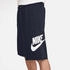 Nike Men's Short Club Alumni FT Short (FQ4950) obsidian/obsidian/white