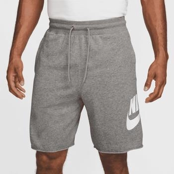 Nike Men's Short Club Alumni FT Short (FQ4950) dk grey heather/lt smoke grey