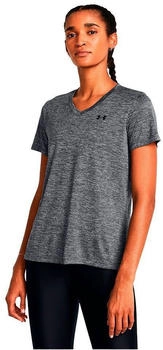 Under Armour Women's UA Tech Twist V-Neck Short Sleeve (1384227) gray