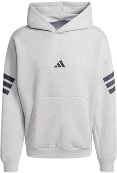 Adidas Future Icons 3-Streifen Hoodie Medium Grey Heather 2XL (JD4847)