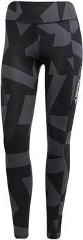 Adidas Terrex Multi Printed Leggings Carbon / Black / Black / Black (JF1270)