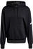 Adidas Essentials Loose-Fit 3-Streifen Logo French Terry Hoodie Black / White 2XL (JF3587)