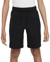 Nike FD3289, NIKE Kinder Shorts B NSW TECH FLC SHORT BLACK/BLACK/BLACK