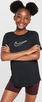 Nike One Standard Tee M&auml;dchen Schwarz