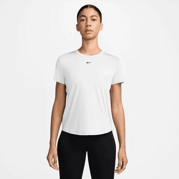 Nike One Classic Dri-FIT Kurzarm-Oberteil Damen (IB9408-100) weiß
