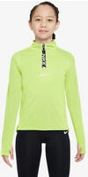 Nike FN9025-736, NIKE Dri-FIT 1/2-Zip Langarmshirt M&auml;dchen 736 - lt lemon