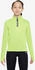 Nike Pro Dri-FIT Longsleeve-Top mit Halbreißverschluss für Mädchen (FN9025-736) gelb