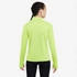 Nike Pro Dri-FIT Longsleeve-Top mit Halbreißverschluss für Mädchen (FN9025-736) gelb