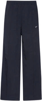 Nike Sportswear Everything Wovens Damenhose mit mittelhohem Bund und offenem Saum (FQ3588-010) schwarz