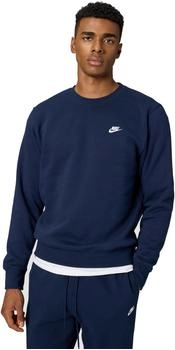 Nike Club Fleece-Rundhalsshirt Herren (FN3886-451) blau