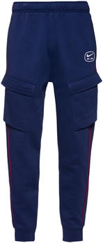 Nike Men's Training Trousers Air Cargo Pant Flc (HM0180) midnight navy/gym red