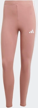 Adidas Essentials 3-Stripes Leggings warm clay wei&szlig;